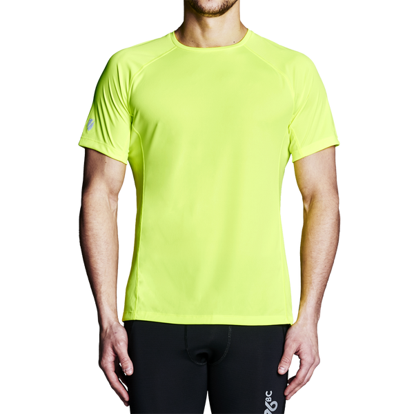 High Visibility Shirts - Men's Yellow Regatta Short Sleeve Training Top